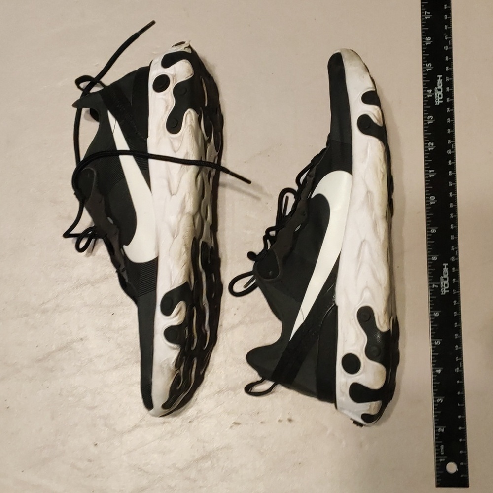 Nike React Element 55 Black and White Running Shoes